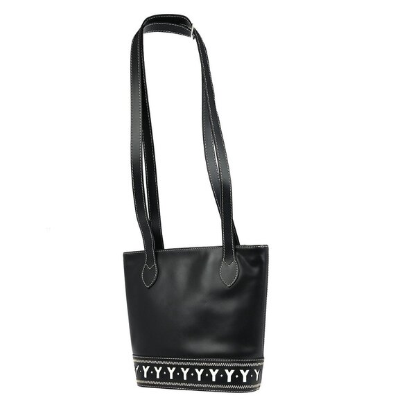 YVES SAINT LAURENT NAVY SHOULDER BAG NQ02521 BN02 - Picture 2 of 9